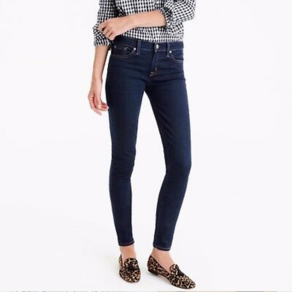 J. Crew Ever Stretch Toothpick Jean in Resin Rinse